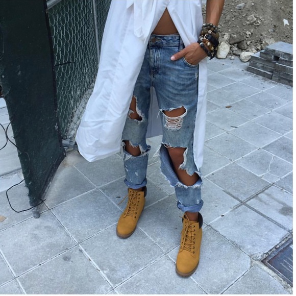 ASOS Shoes - Chukka Leather Lace Up Lug Sole Combat Boots